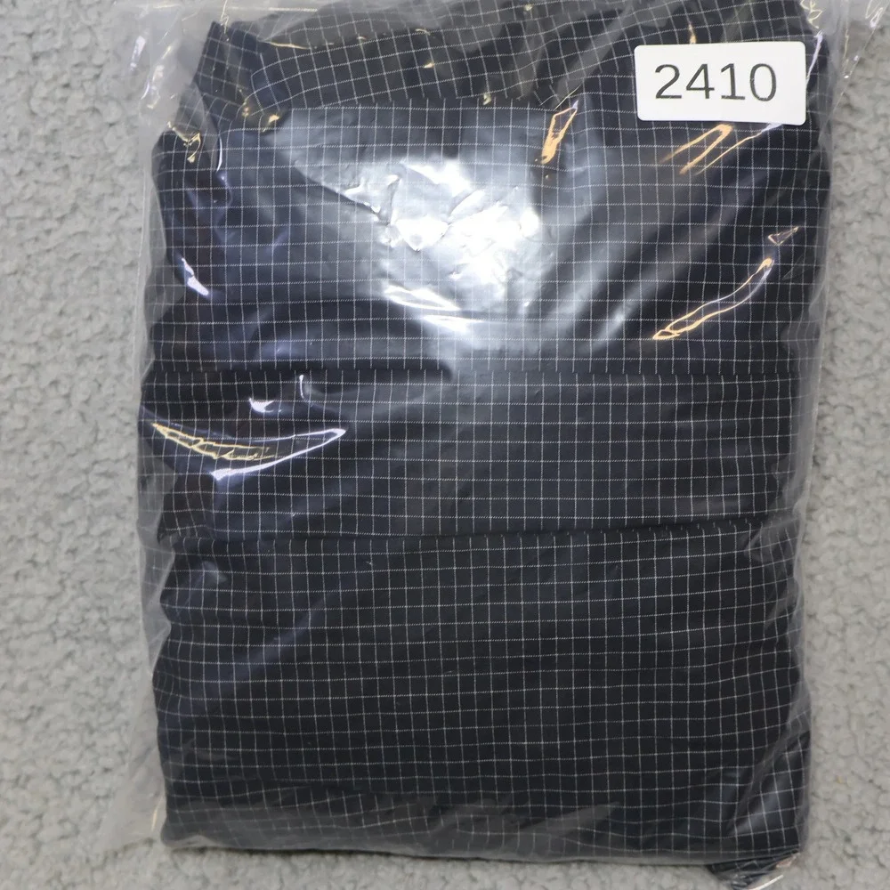 Polo Ralph Lauren‎ Mens Robe Navy Blue White Grid Check Cotton L/XL Sleepwear